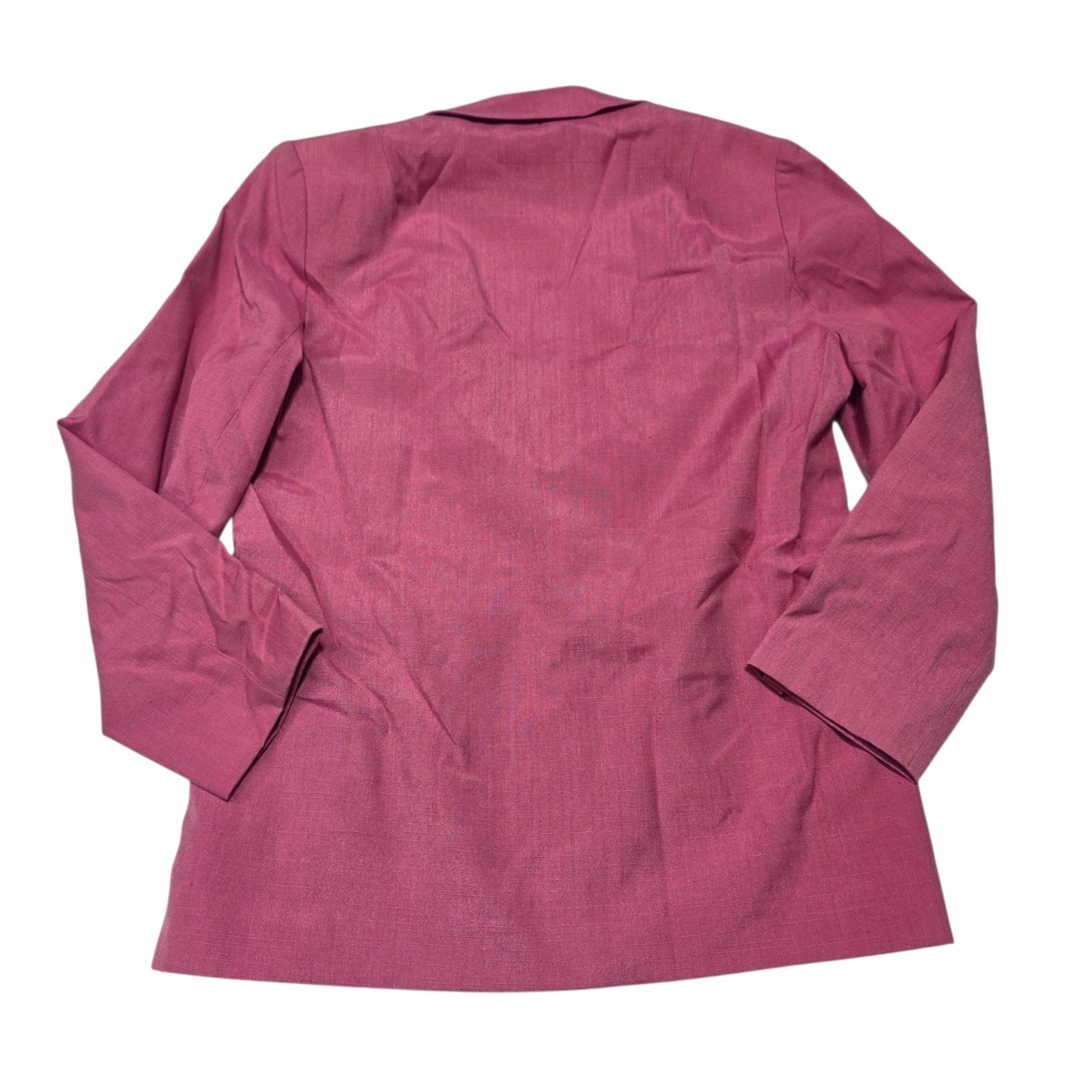 Country Sophisticates by Pendleton Skirt Suit Women 8 Pink Vintage Silk Blend