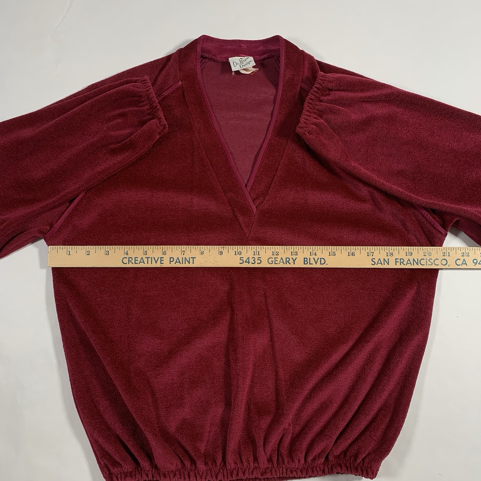 VTG 70s DeWeese Terry Cloth Velour Swim Sweat Suit Set Women Medium Pool Lounge