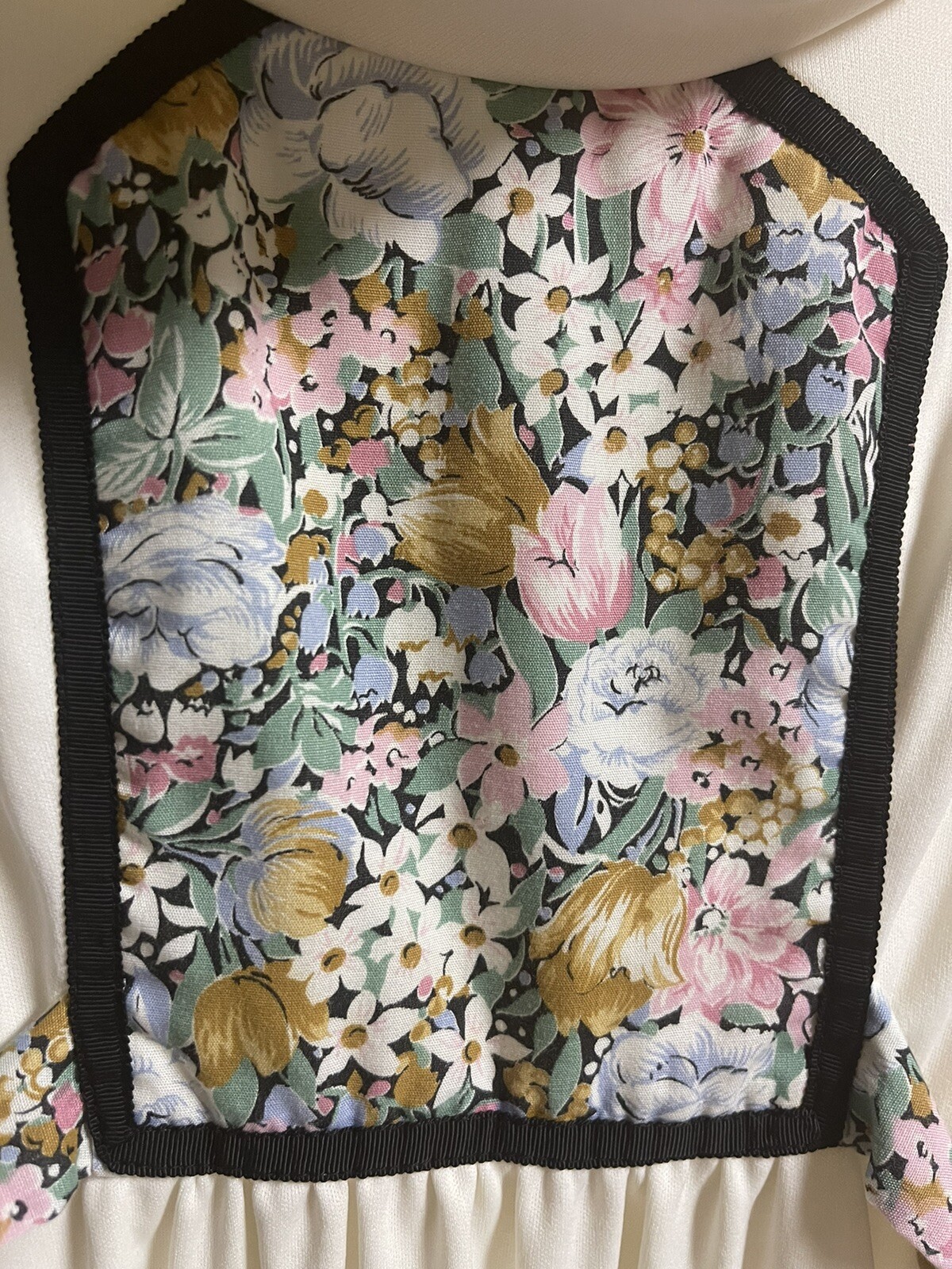 Vtg 70s Mod Hippie Pop Graphic Floral Print Cowl Neck Dress S/M Rare Size 8