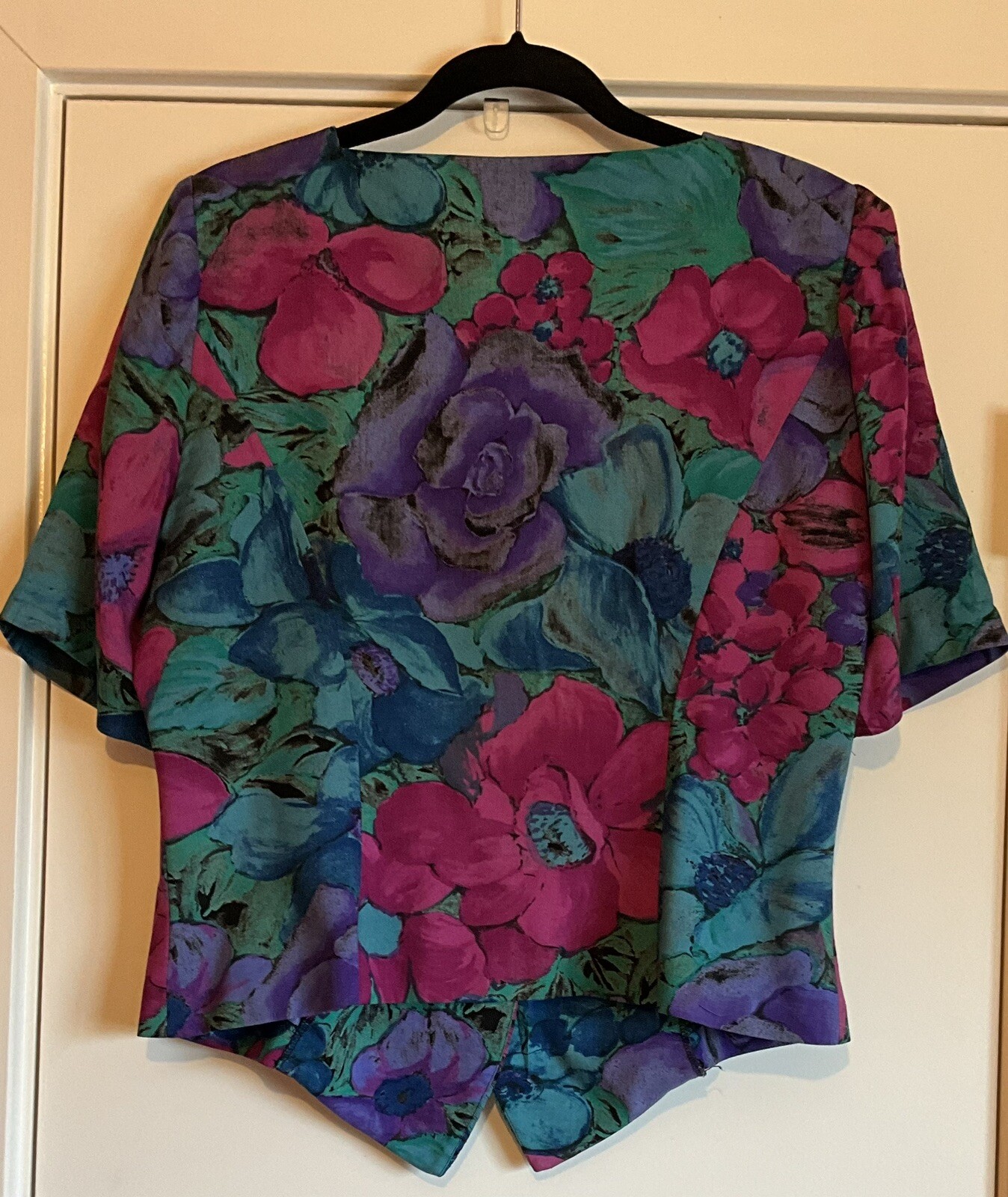 Joan Leslie Vintage 80’s Women’s Top Tropical Hawaiian Size 12 Golden Girls