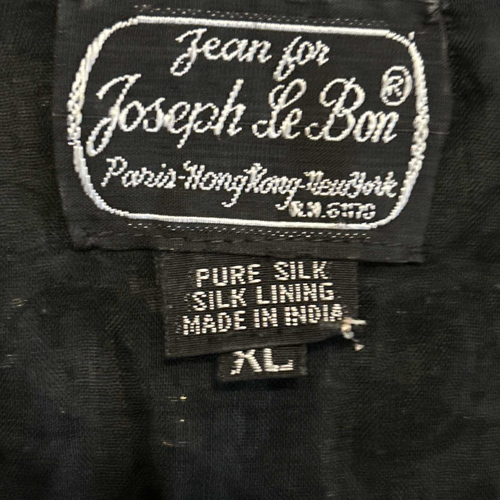 Vintage 1970s Jean For Joseph Le Bon Black/Gold Sequence Top Size XL