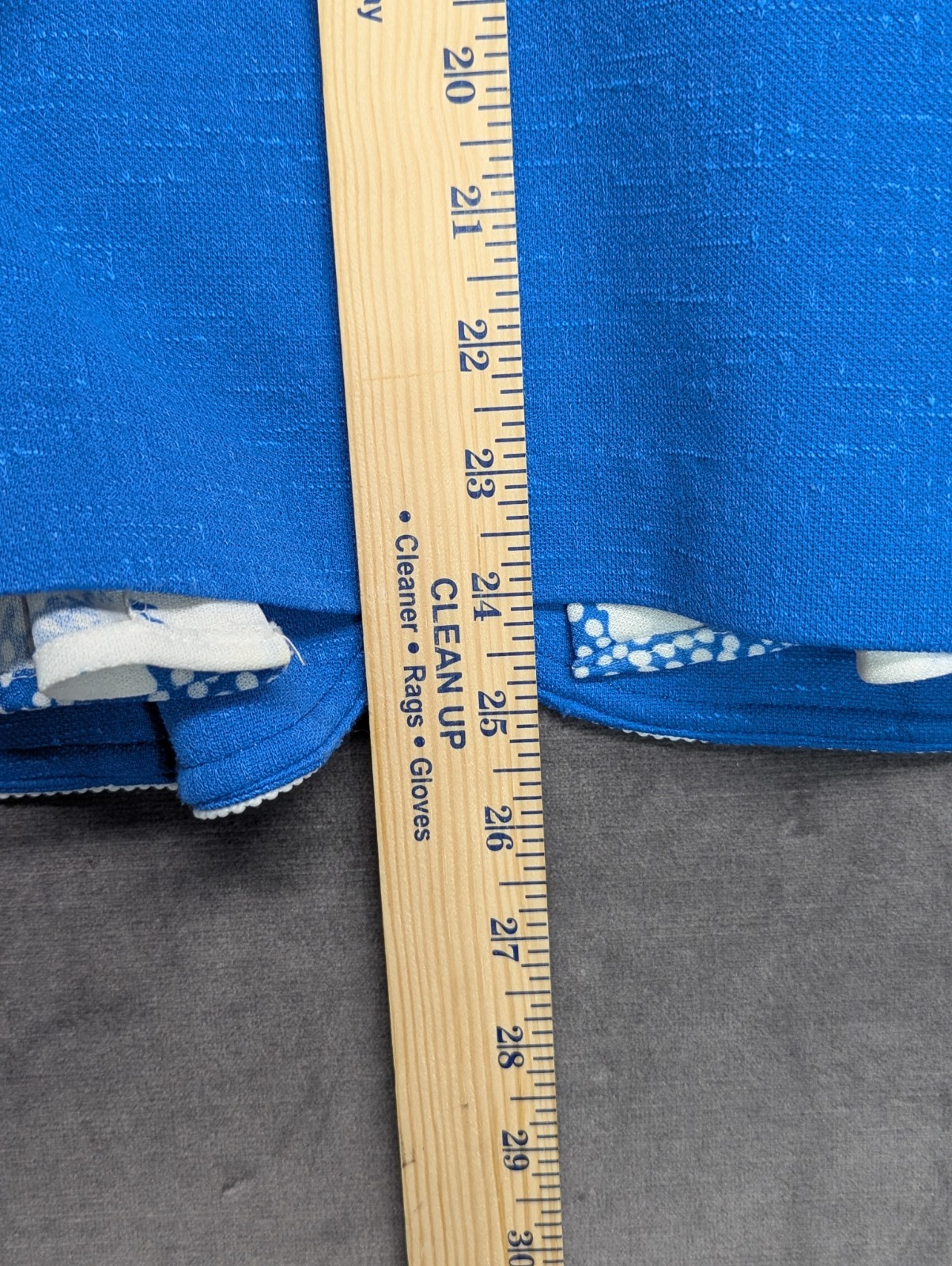 Vtg Cape Cod Match Mates Blue Shirt/Jacket Set Grandma Core Pussycat Bow Coastal