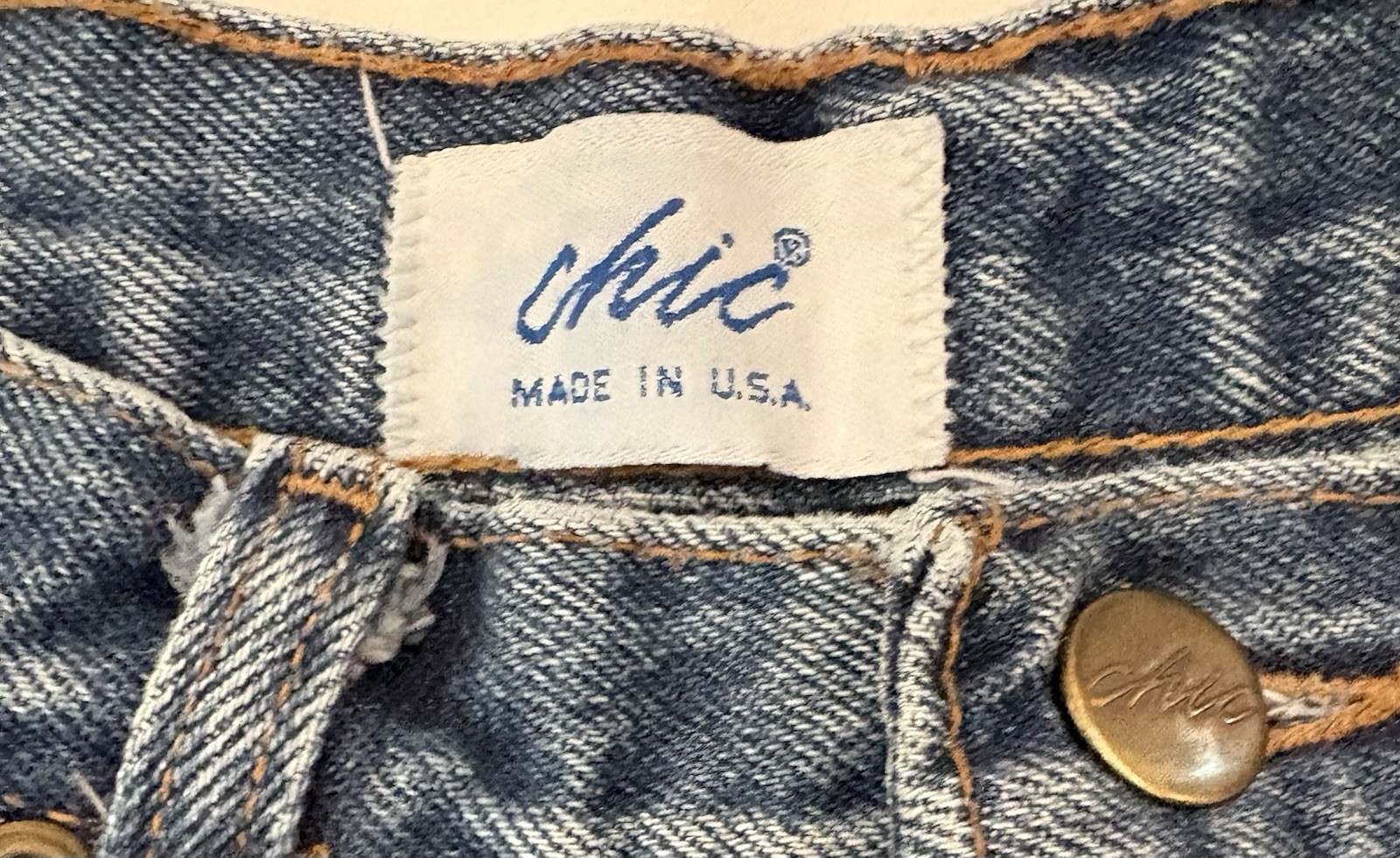 Vintage 80’s Chic Size 11 Average High Rise Mom Jeans Denim Tapered Petite USA