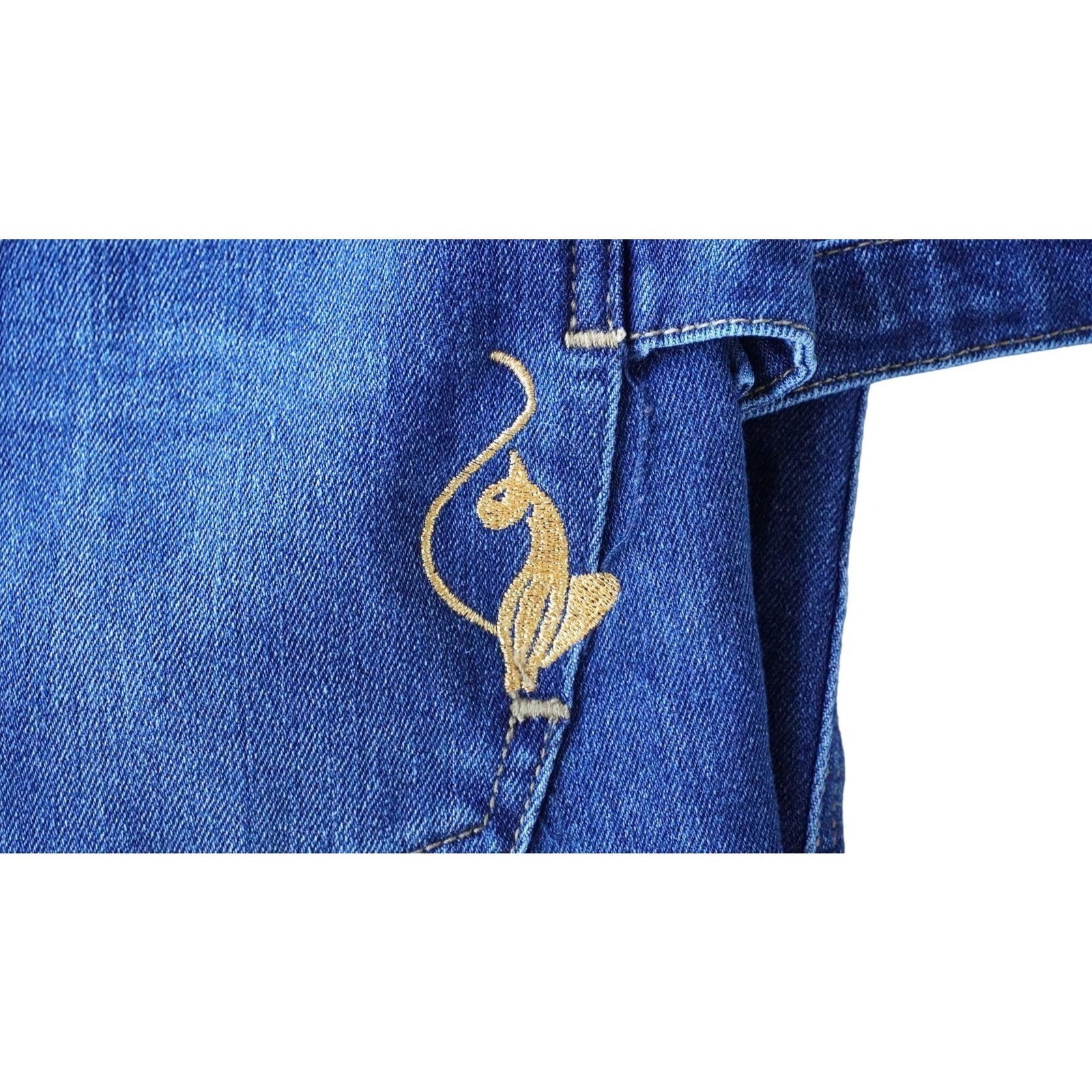 Baby Phat Capri Jeans Womens Size 16 Fashion Silver Label Stretch 90s Y2K