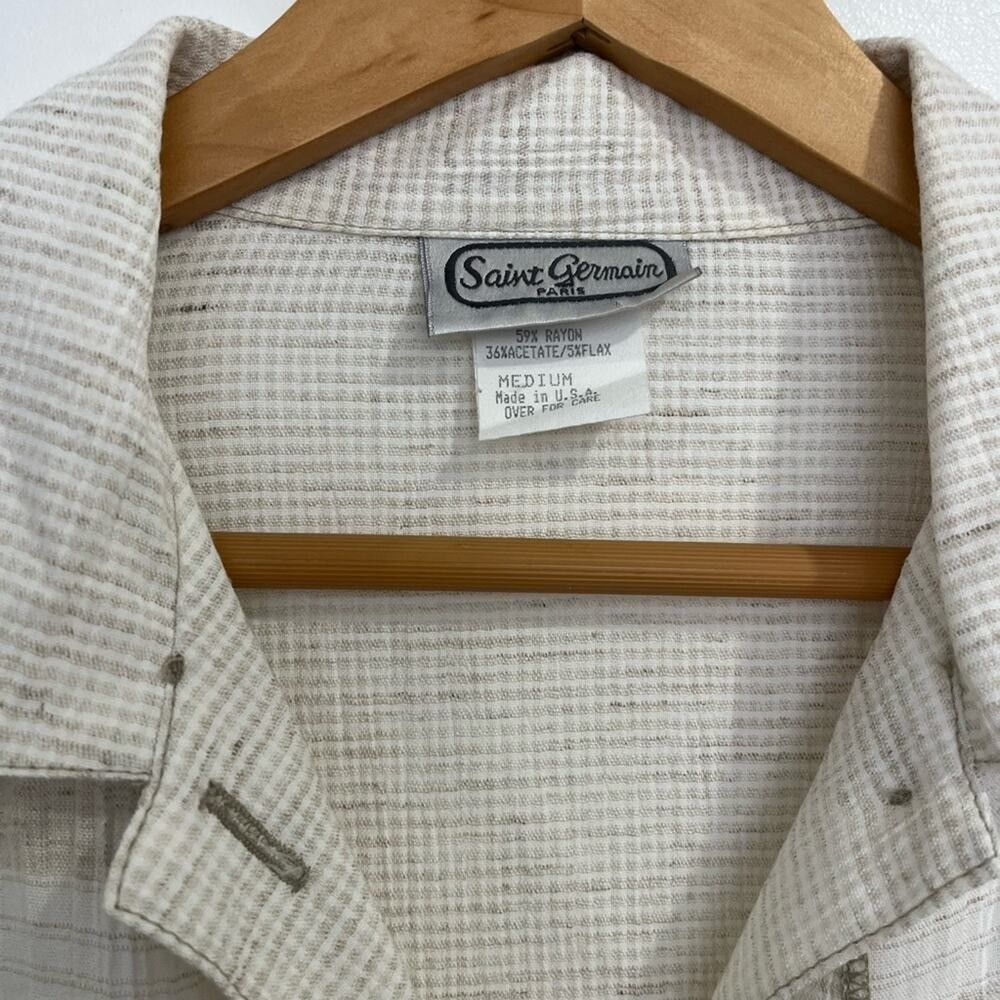 Vintage Saint Germain Paris 2 Piece Outfit Size Medium Beachy Resort Coastal