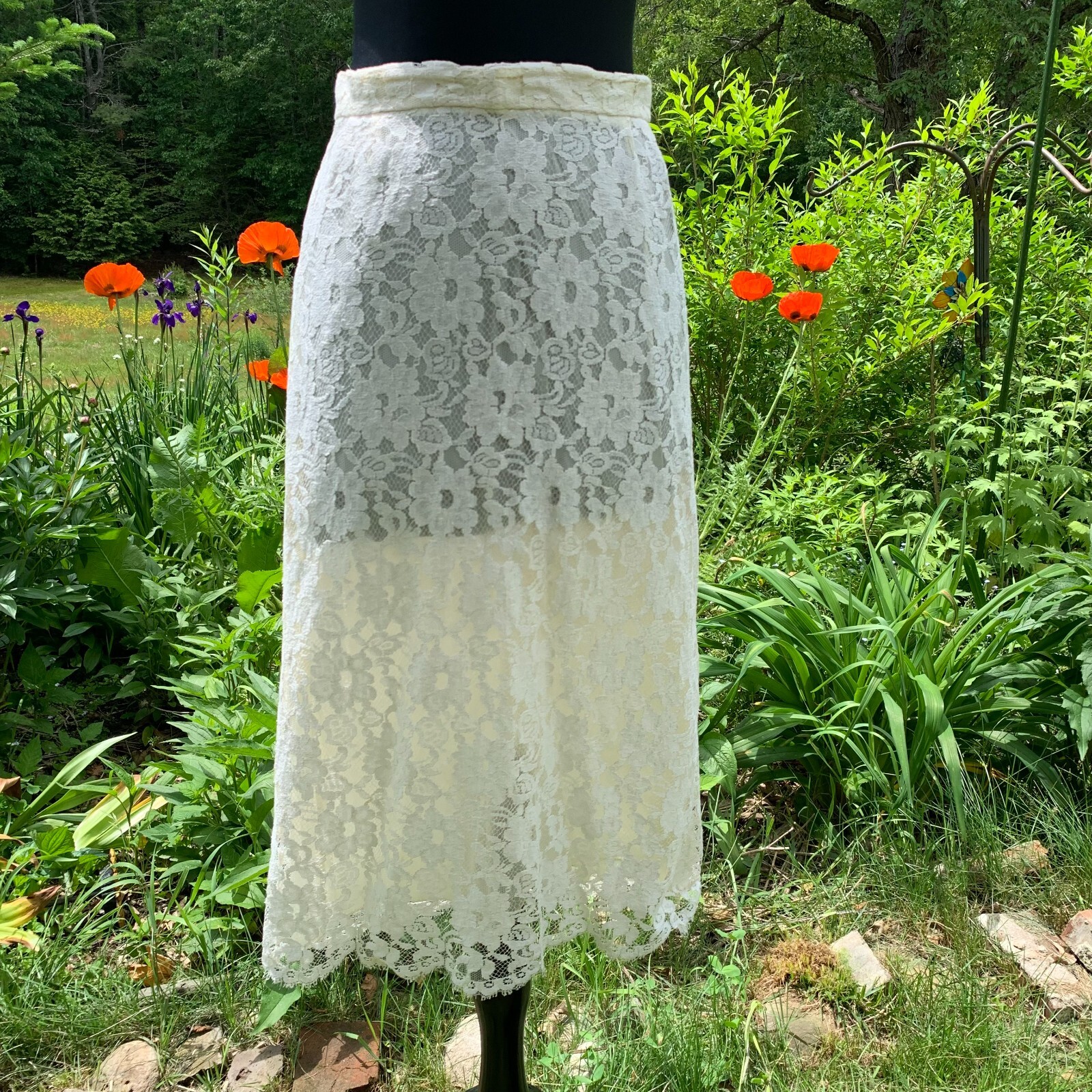 Vintage Cachet Bari Protas 2pc Wedding Dress 10 Shoulder Pads Victorian Style