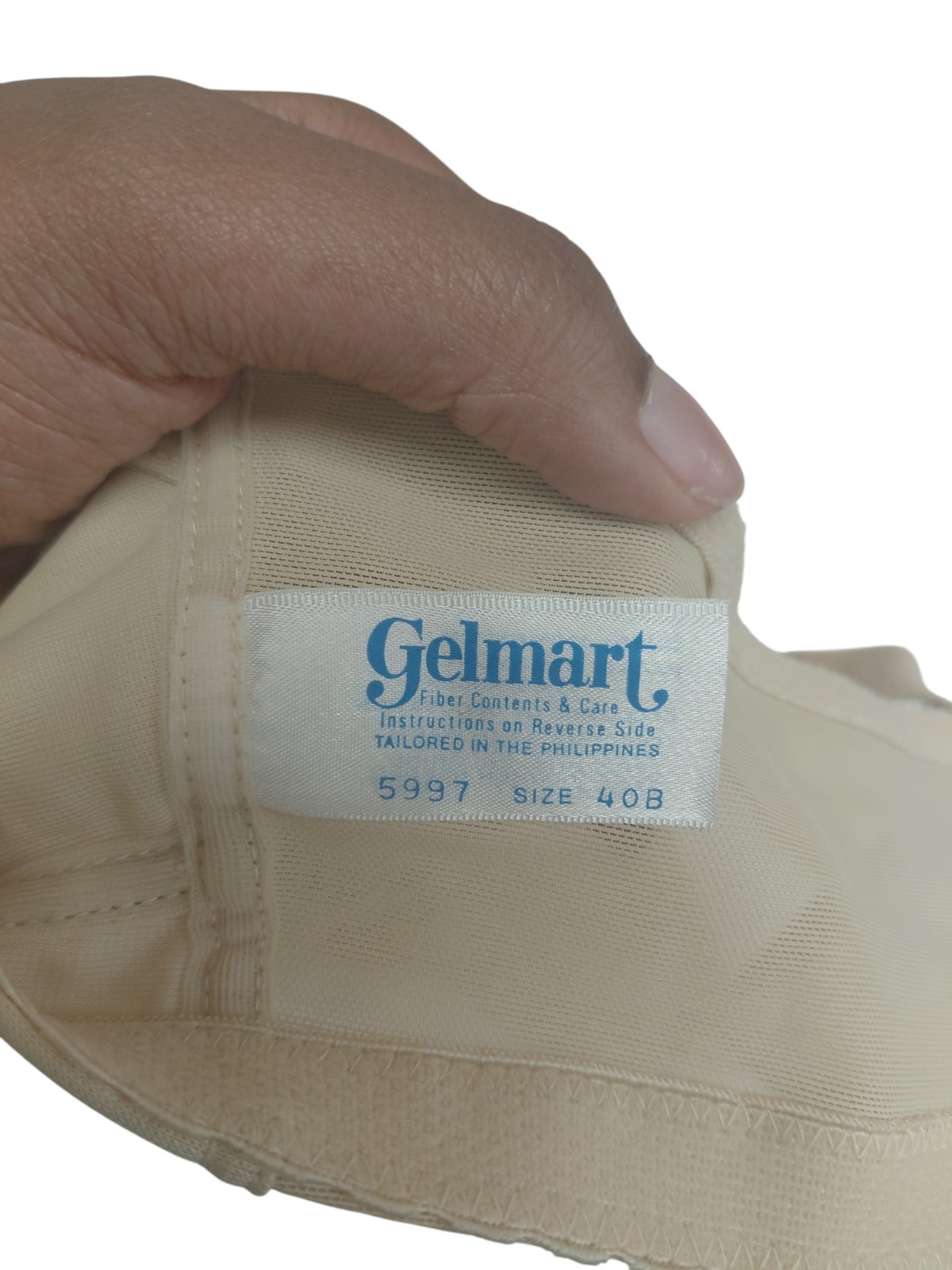 Vintage Gelmart Beige Bra Size 40B