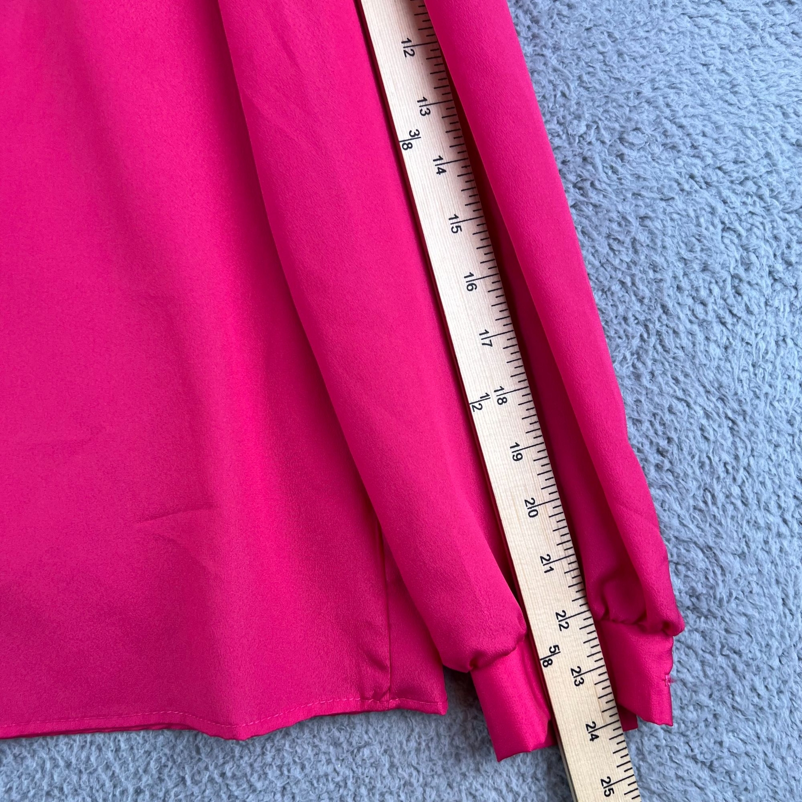 Vintage Rhoda Lee 1970s Pink Blouse Vtg Sz 12 Romantic Ruffled Collar