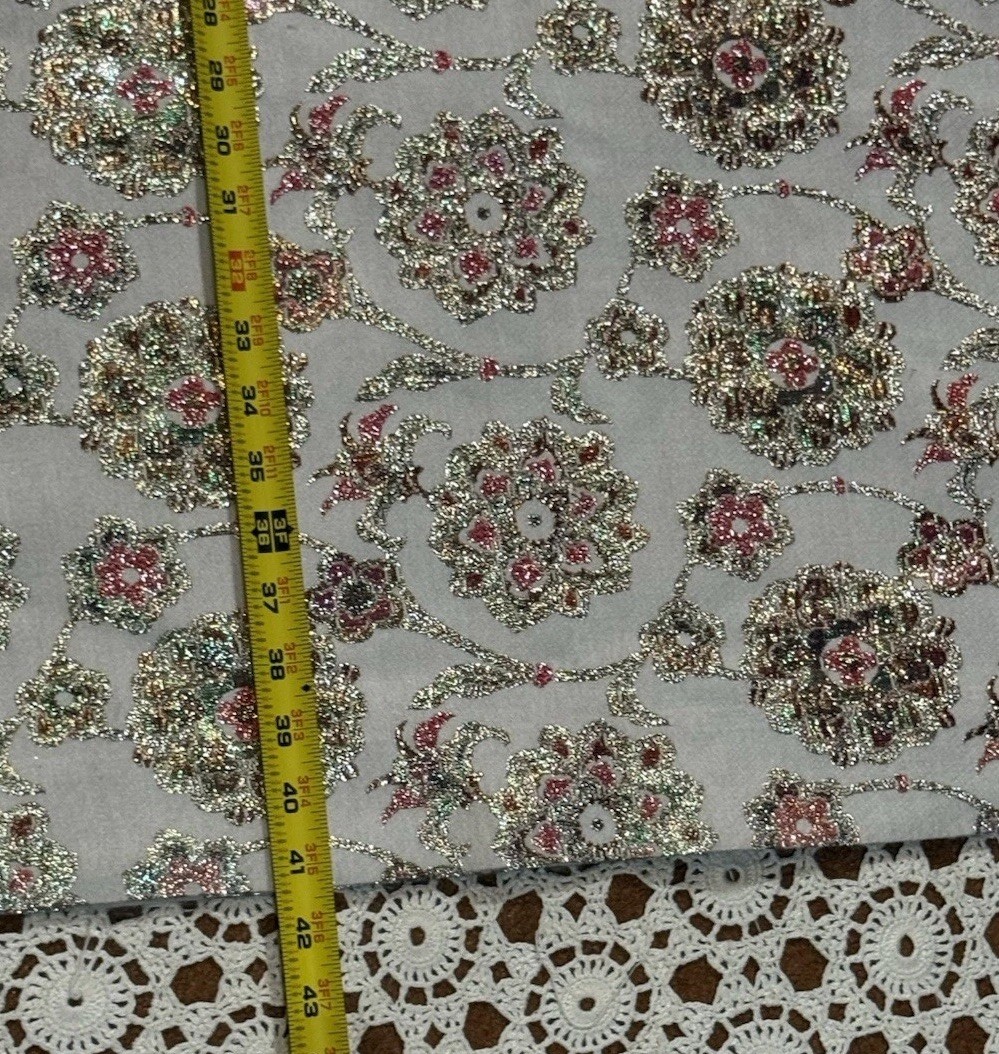 VTG 60s 70s Alice Of California Floral Maxi Skirt Boho Classic Intricate Design