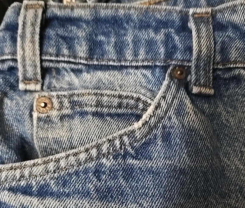 Vintage 80s Levi’s 505 Jeans Orange Tab Frayed Hem 30×27 Straight Leg Made USA