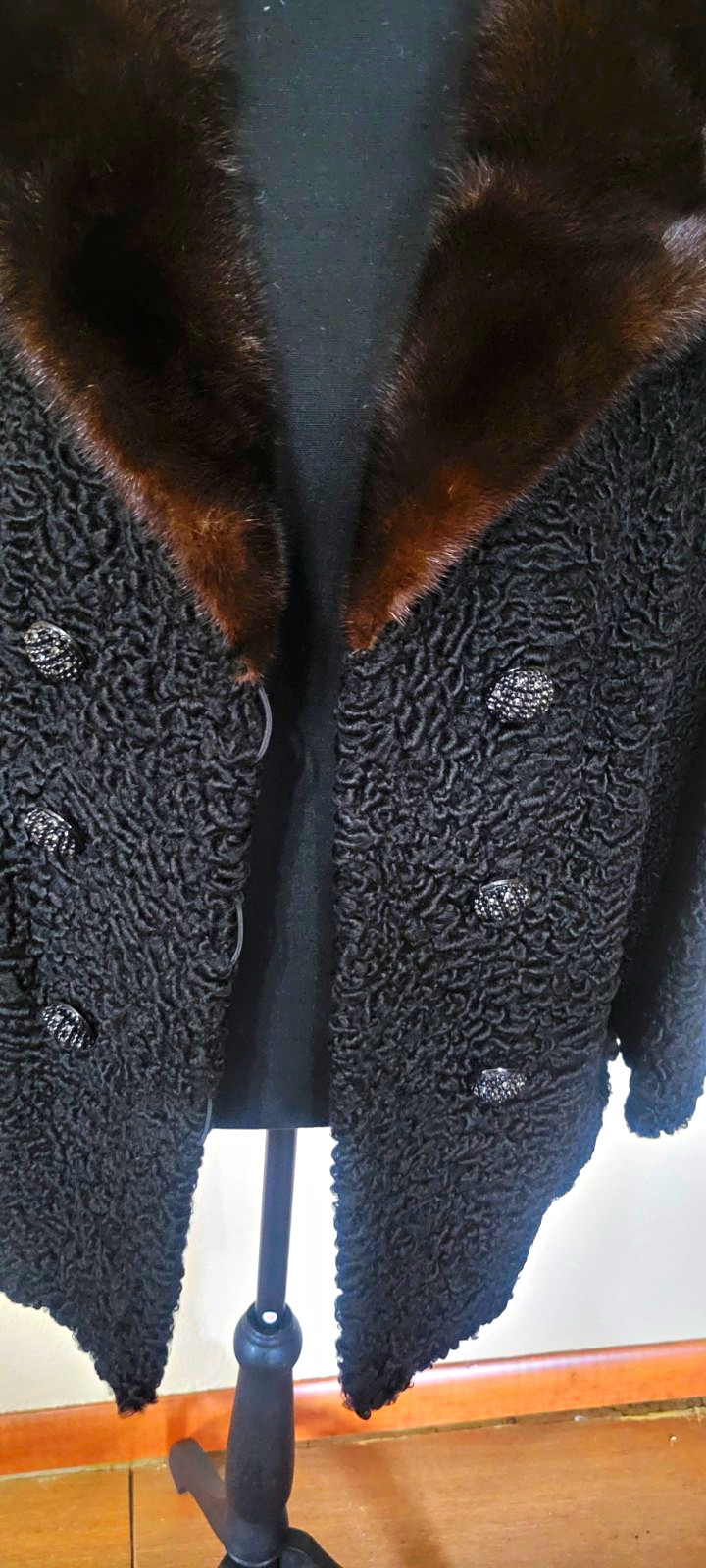 Azen Furs Of Pittsburgh Mink And Persian Lamb Vintage Custom Coat