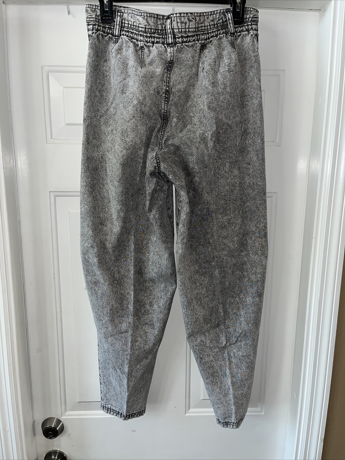 Vintage 80s Bugle Boy Acid Stonewash Loose Fit Baggy Mom Denim Jeans Size 5/6