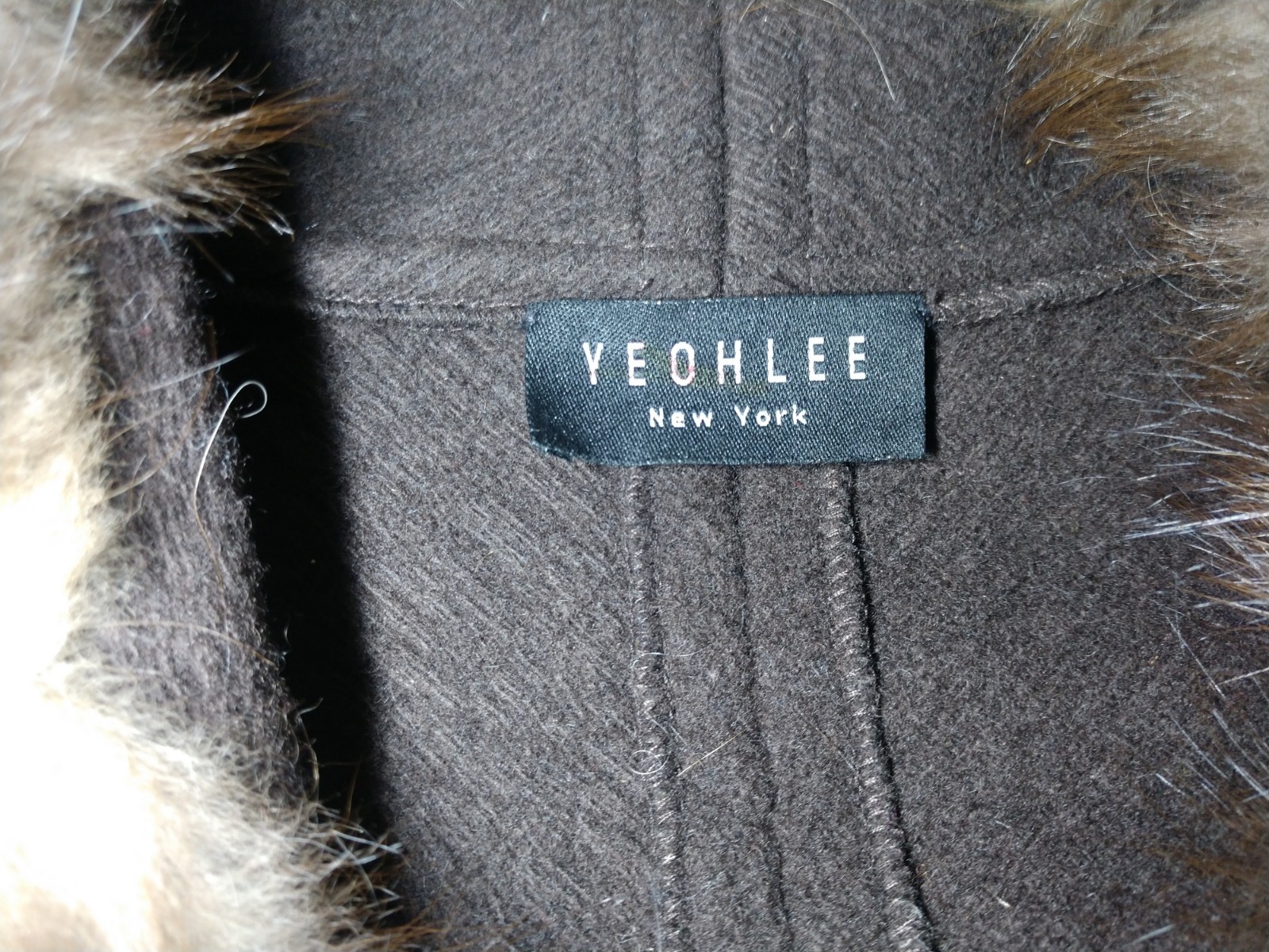 Vintage 1980s Designer Yeohlee NYC Woman’s Fur Coat