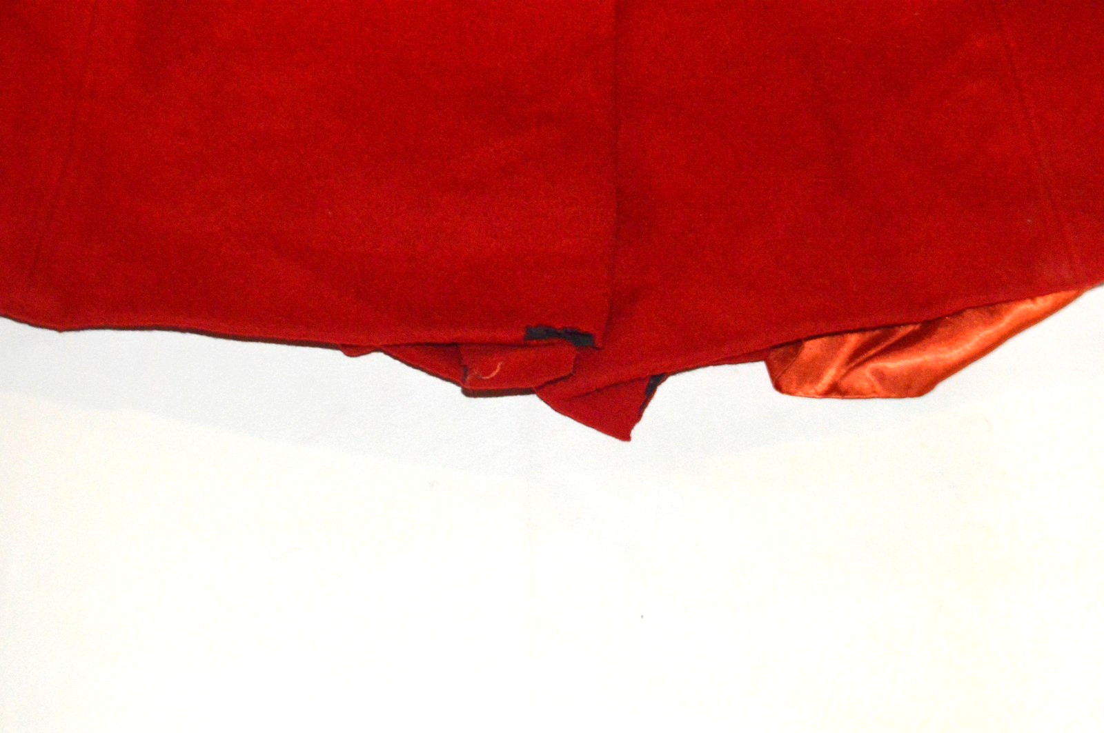 Vintage Red Wool Coat ILGWU Tag Rare AU Label American Union RARE HTF Women 7/8