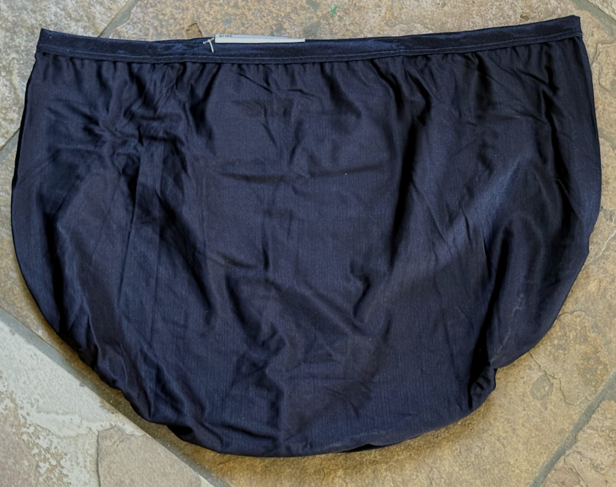 Vanity Fair 9/2XL BLACK Silky RADIANT COLLECTION Hi Cut Panties #3413112 NWT