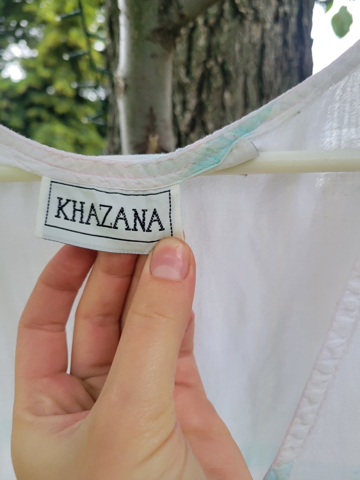 100% Cotton Jumper Dress VTG Cottage Prairie 90s Khazana Dress Flowy Small