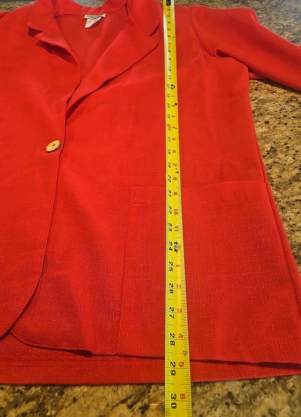Vintage Copy Cats RED Blazer Size XL Shoulder Pads 80s/90s power look