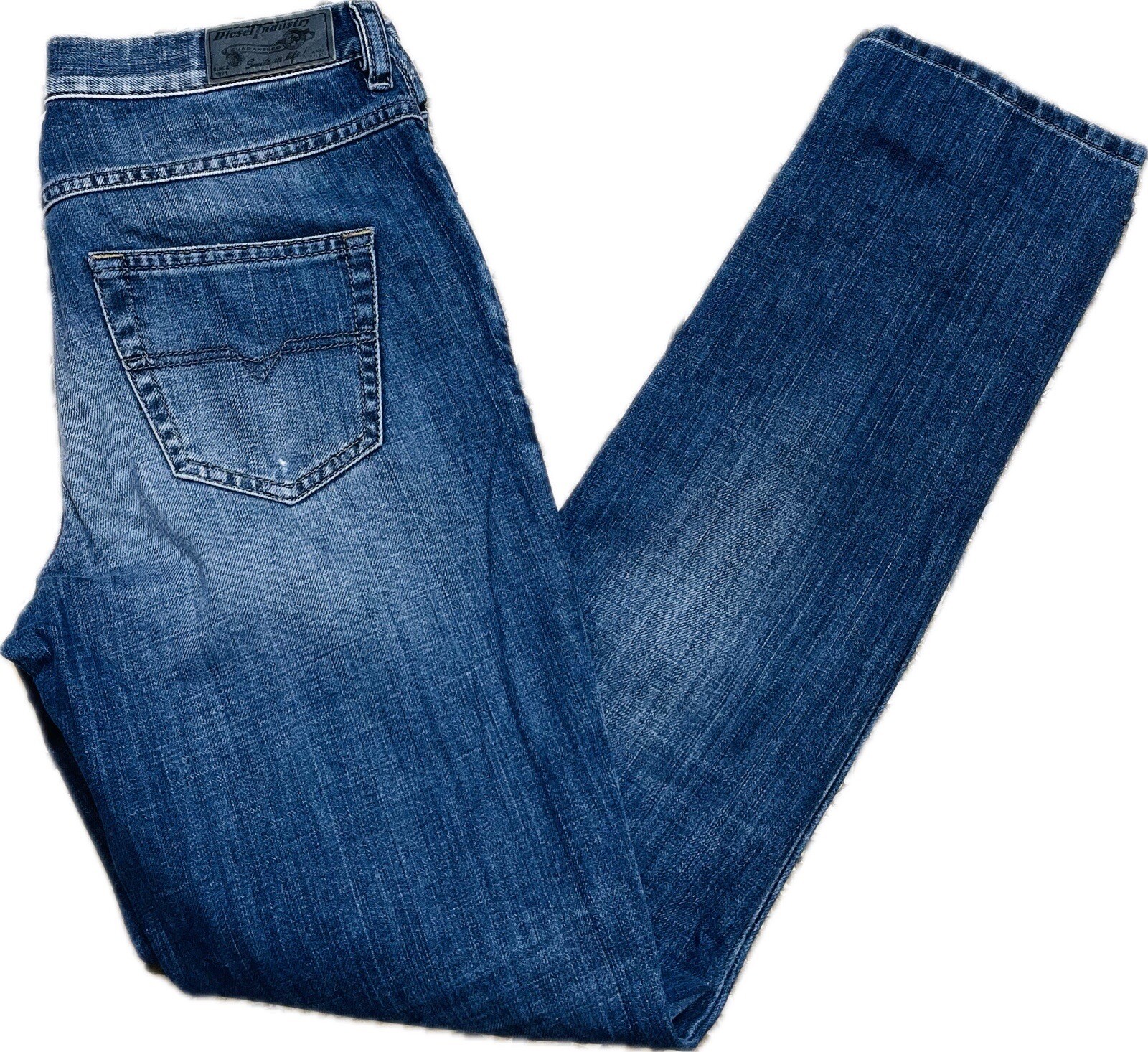 DIESEL Belthy Jeans W25 L30 Ladies Denim Trousers Low Waist Pants Women Skinny Slim