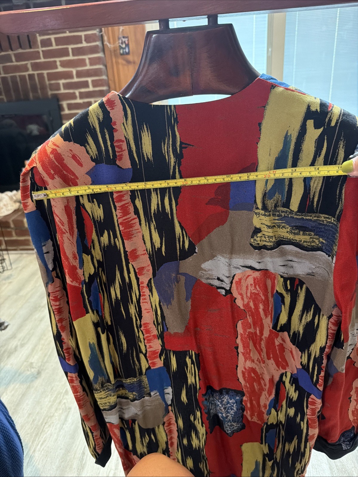 vintage 1980s or 1990s lightweight, open-front jacket D.F.L.