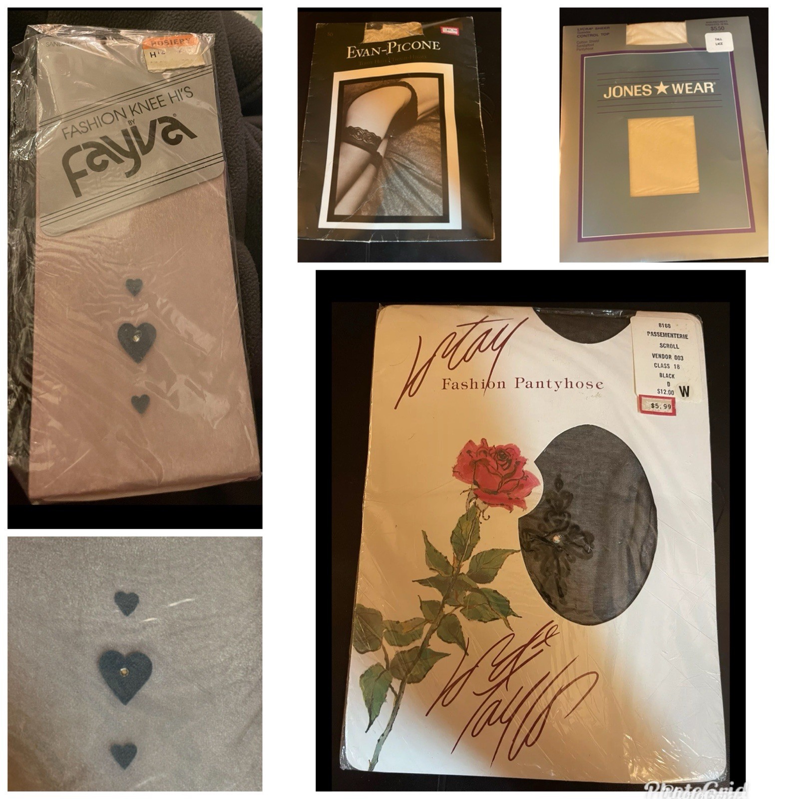 New Yoffi Pantyhose Beig Sz Qn 1-2X 5′-5’5″ 200-225 lbs. Nylons NOS NIP Seal