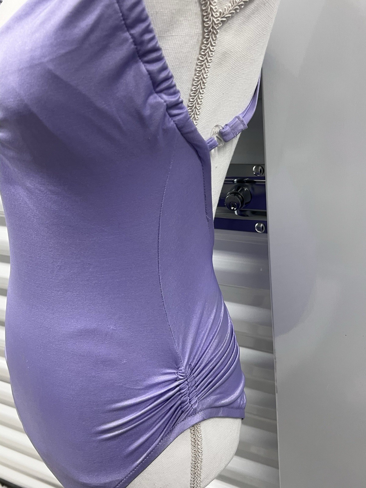 Vintage 1980’s Cheryl Tiegs Sears One Piece Swimsuit Purple Size 12 SEARS