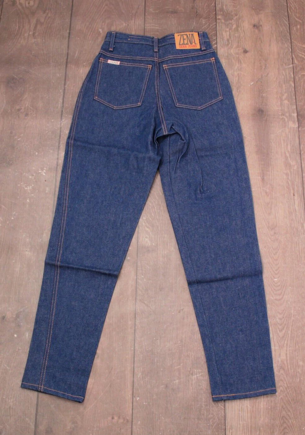VTG Women’s 80s 90s NOS ZENA Jeans Sz 26″ 1980s 1990s Dark Wash High Waist