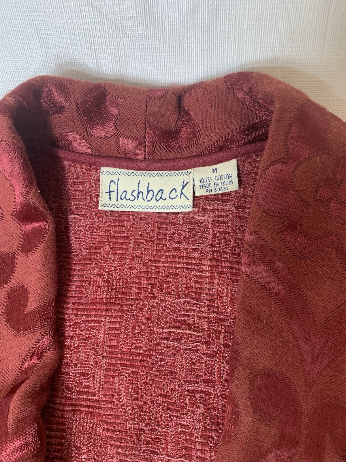 Vintage Flashback cropped embroidered western bolero blazer, size medium