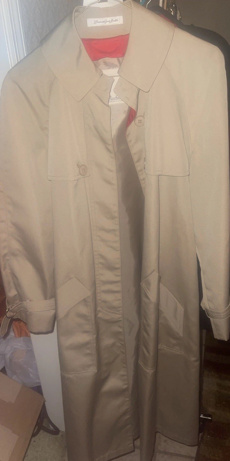 Vintage Misty Harbor Women’s Trench Coat. Khaki. 10 Regular. Cool Vibe: BOGO 50%