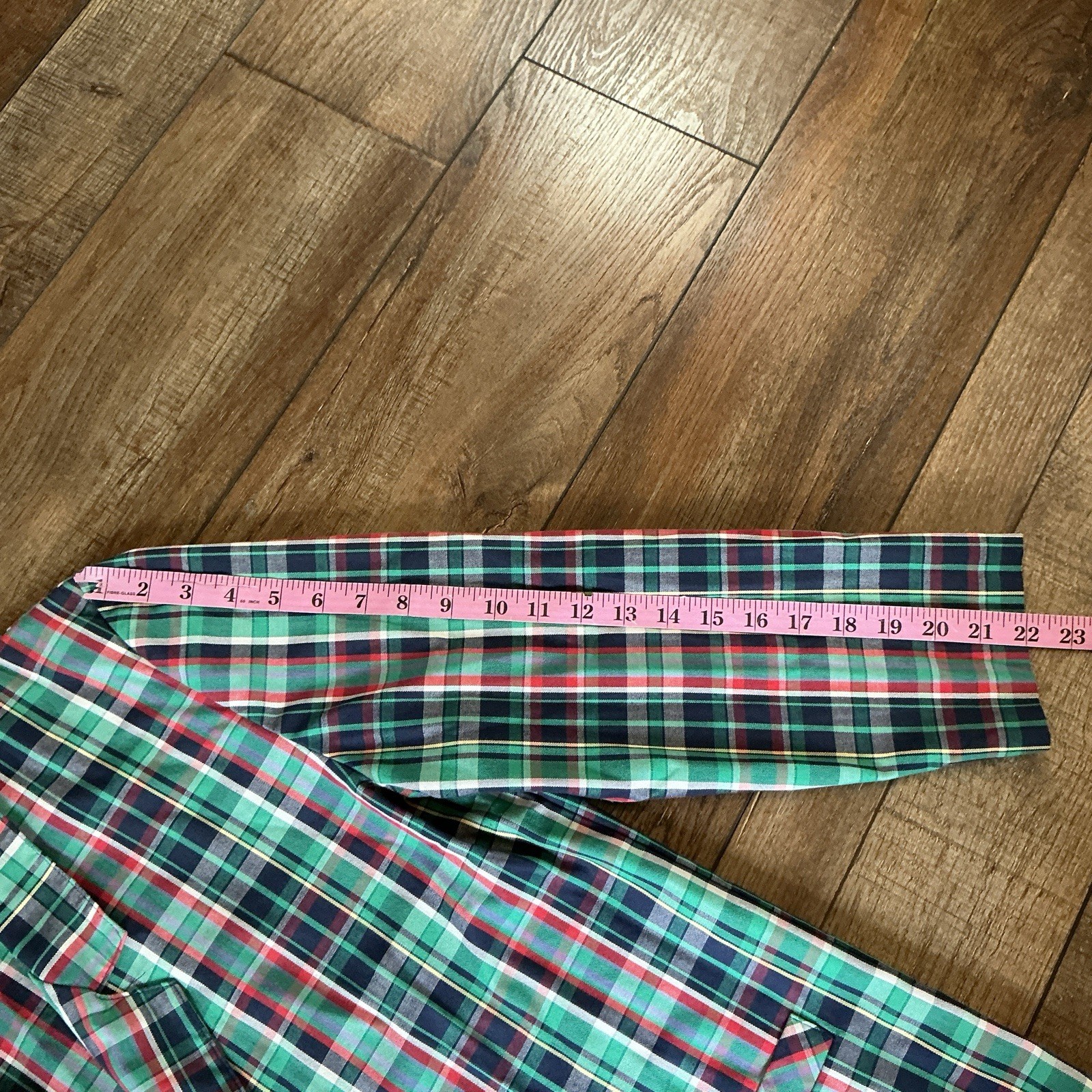 VTG Alfred Dunner Womens 10 Plaid Blazer USA Madras Green Blue Red Jacket #22E4