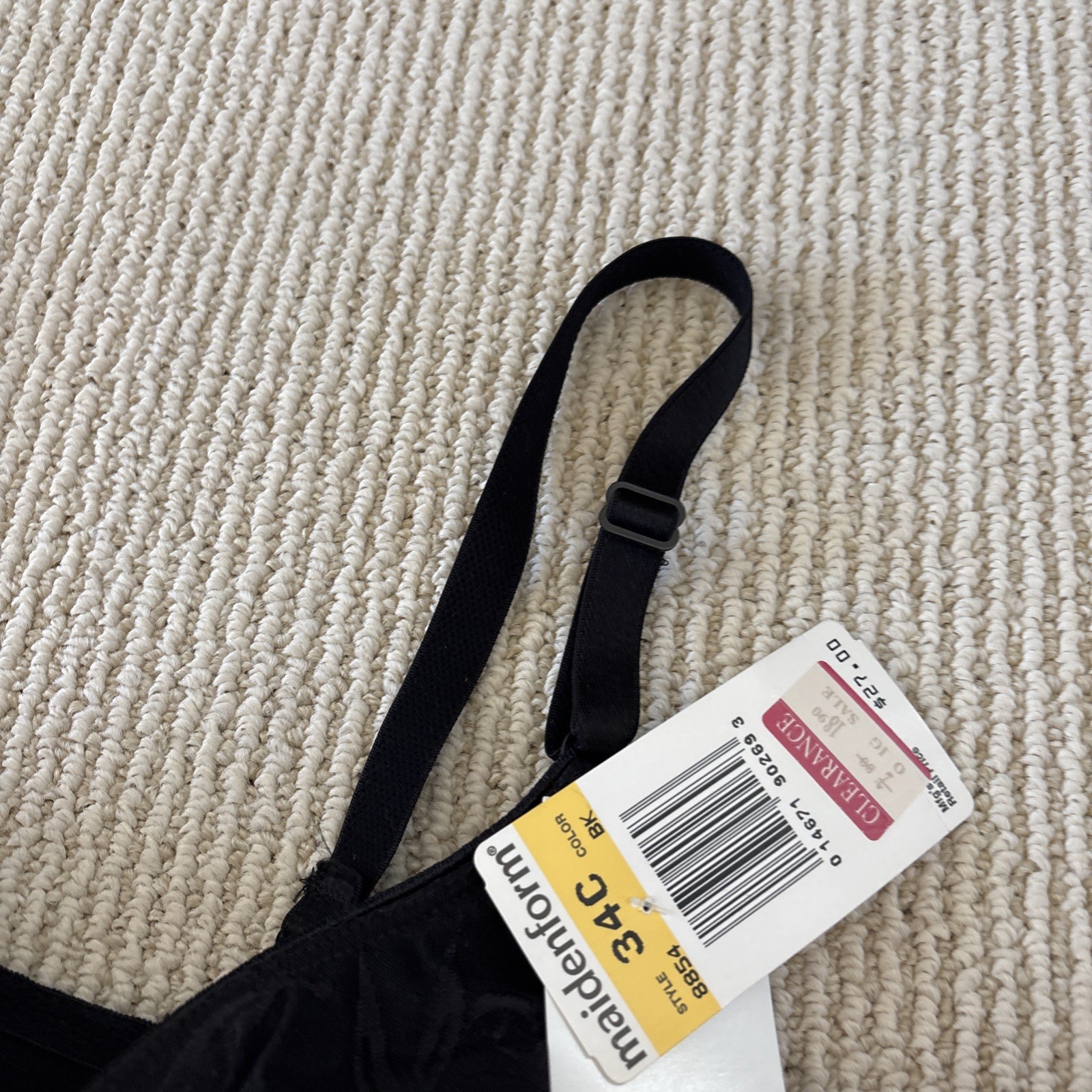 NWT MAIDENFORM FRONT CLOSE 8854 vintage Demi padded Customize It 34C push up