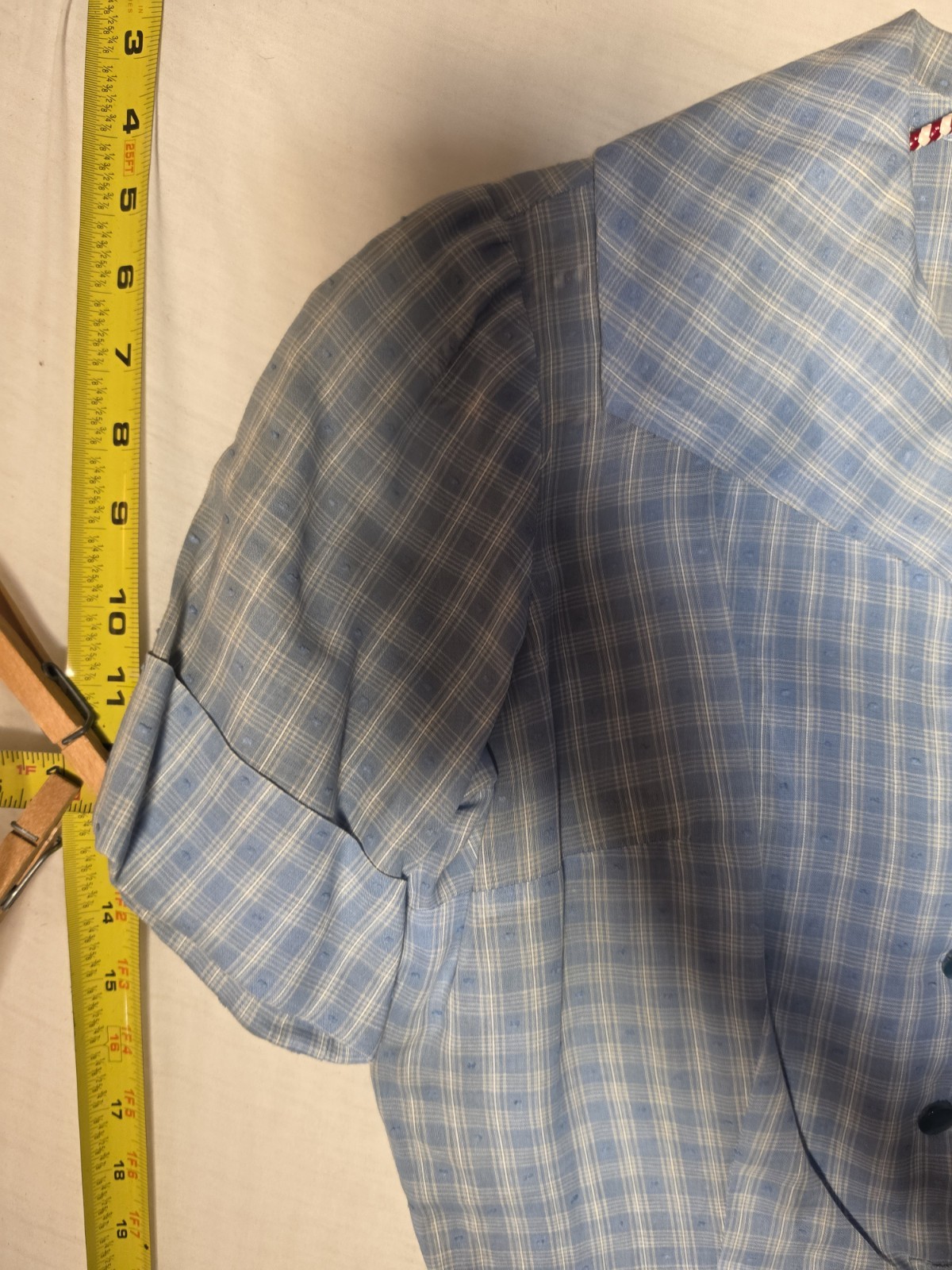 VINTAGE 1950’s – 60’s WESTBURY FULL SKIRT BROWN CHECKED DRESS MEDIUM/ Small