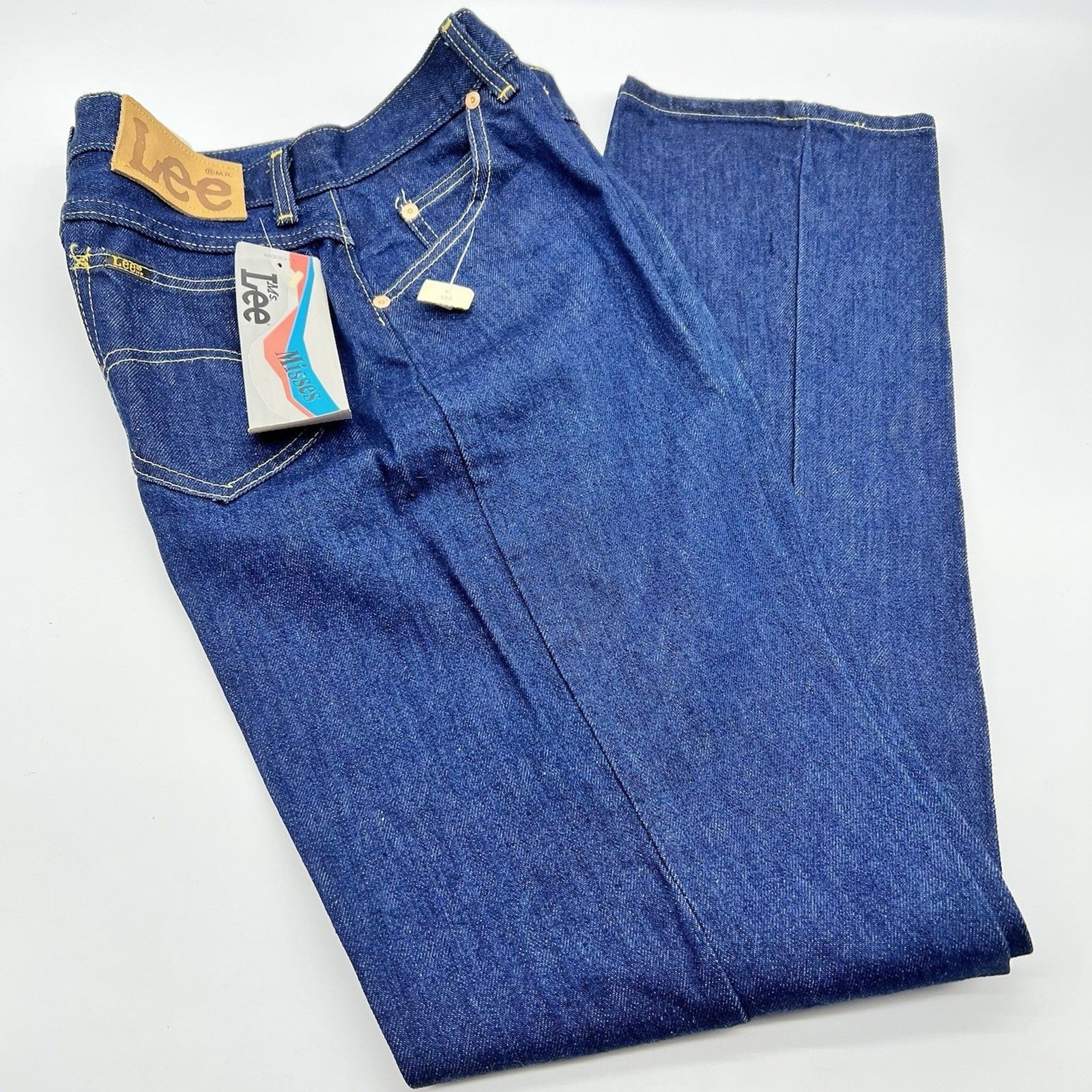 VTG 1970s Ms. Lee Riders Women’s Straight Leg High-Rise Jeans USA Made-Size 12