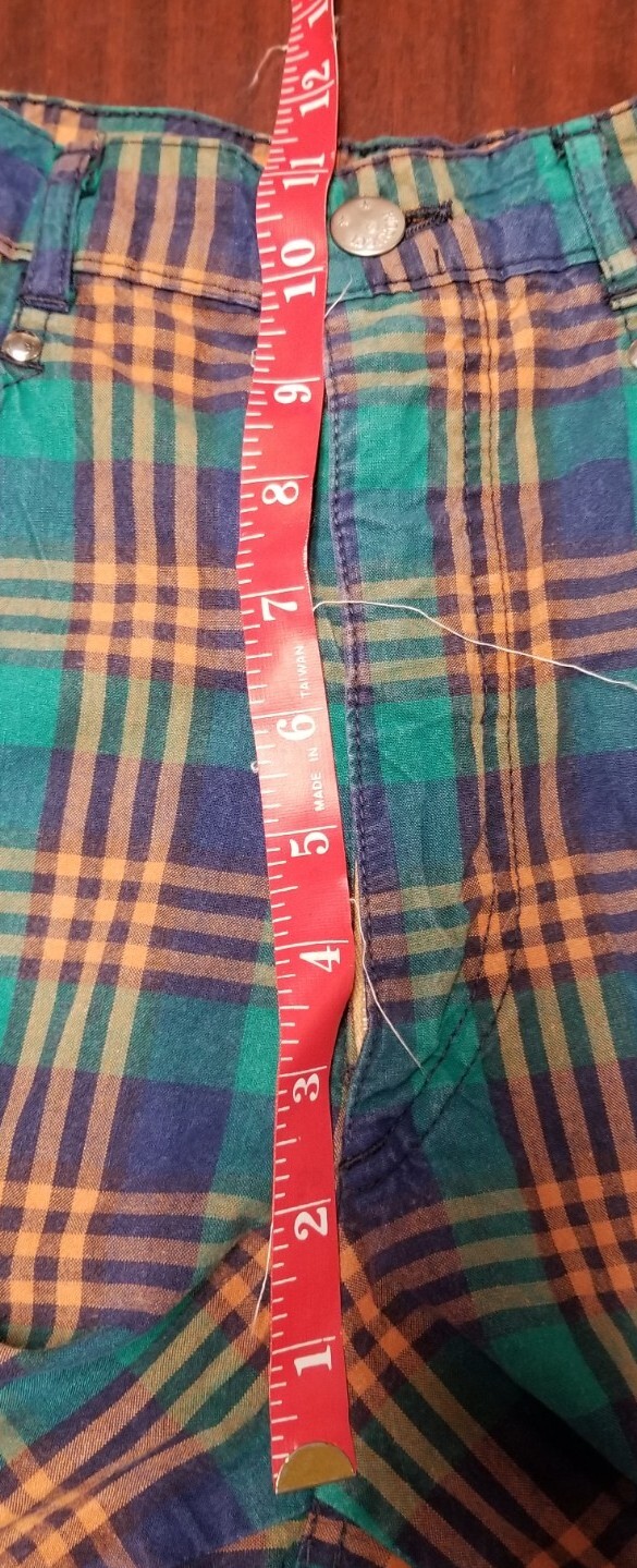 RARE Vtg 80s FIORUCCI Plaid Pants US 30-31 Punk Designer Italy Retro Grunge 70s
