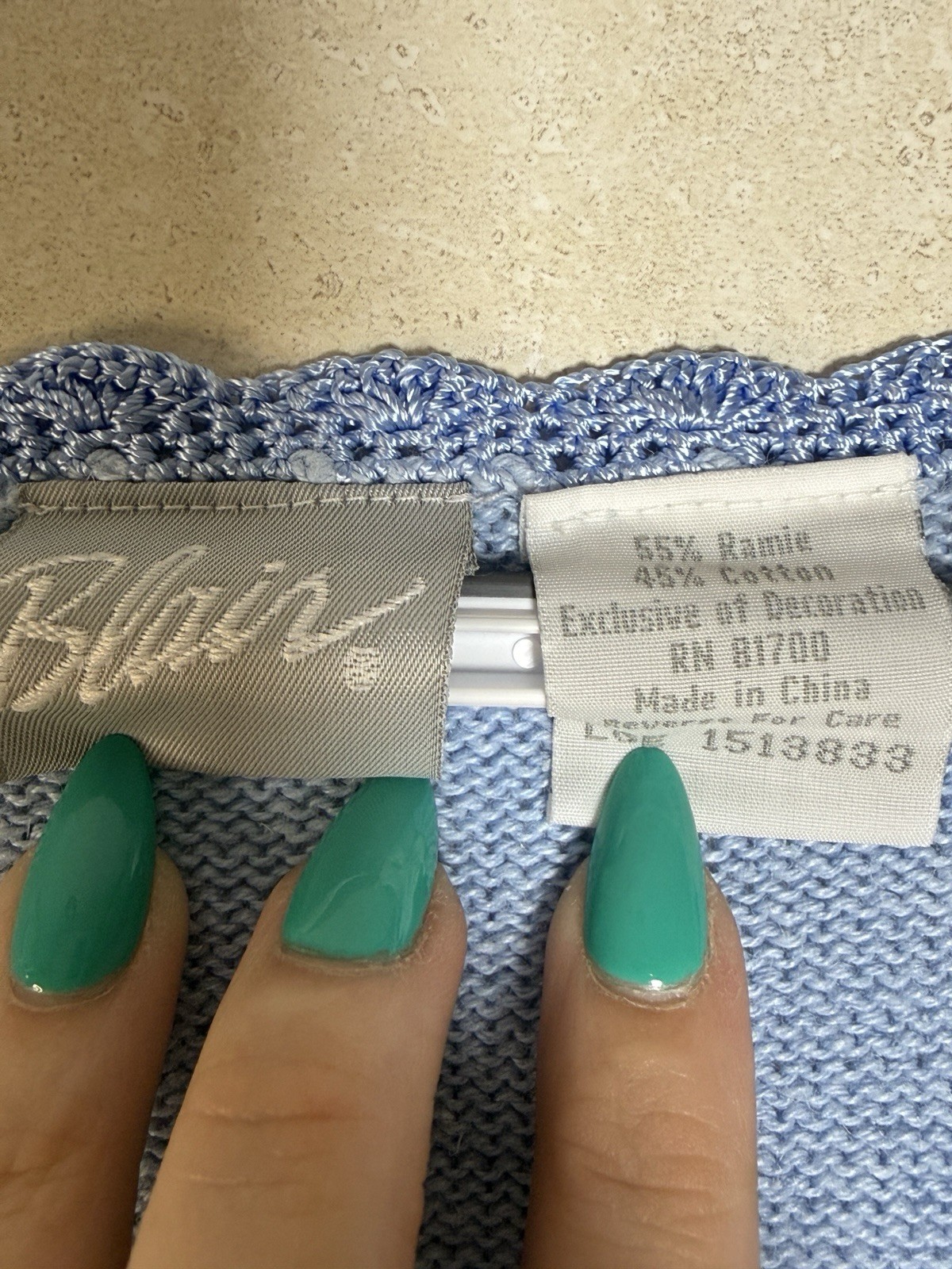 Cottage Core Vintage Blair Sweater Vest Embroidery Floral