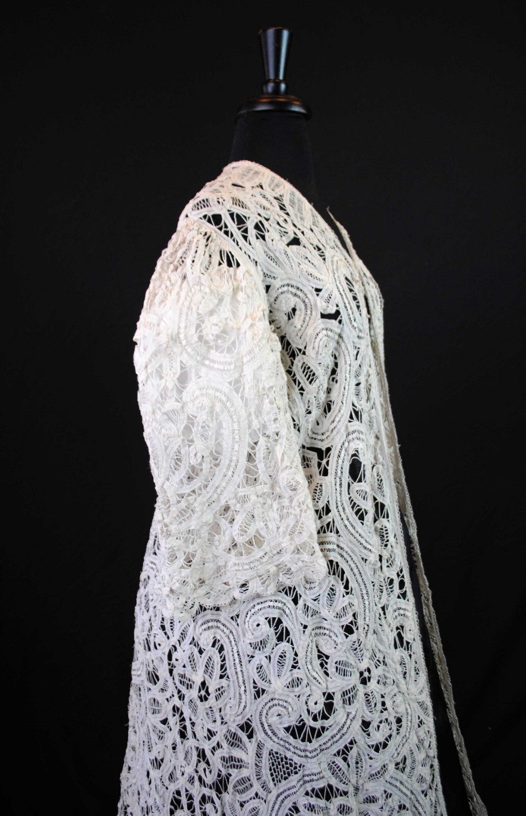 EDWARDIAN BATTENBURG TAPE LACE COAT 1915