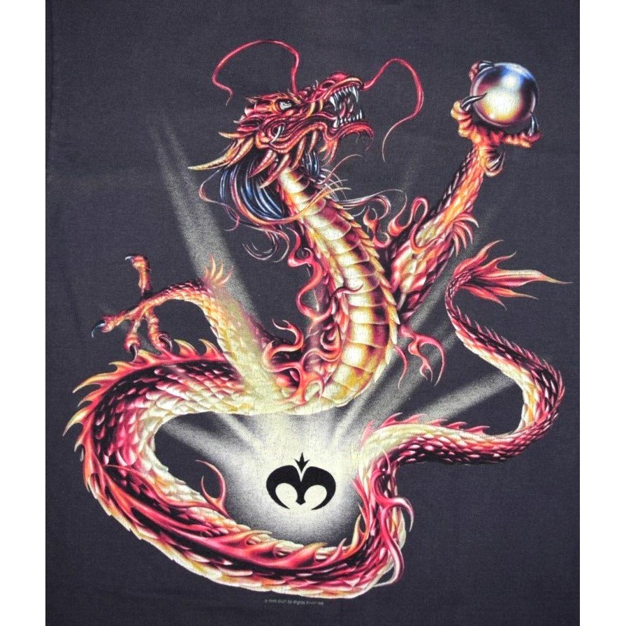VTG T-Shirt Murina Single Stitch Size S 90s Guardians of Paradise Dragon USA ’98