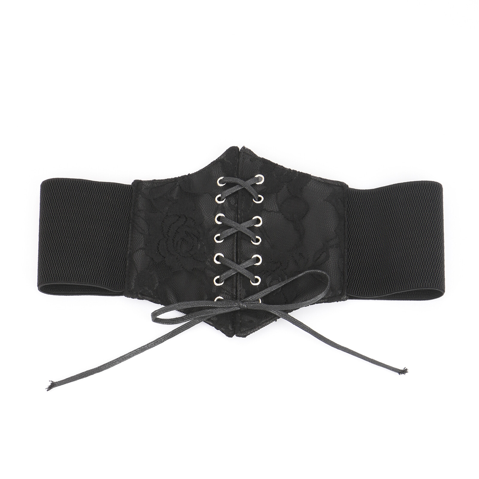 Sexy Women’s Elastic Stretch Lace Belt Steampunk Halloween Gothic Corset M L XL