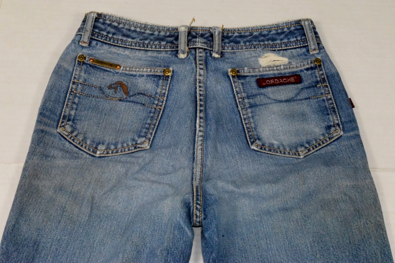 Vintage Jordache Horse Head Jeans 27 x 27 80s Genuine New Mexico Cowgirl Jeans