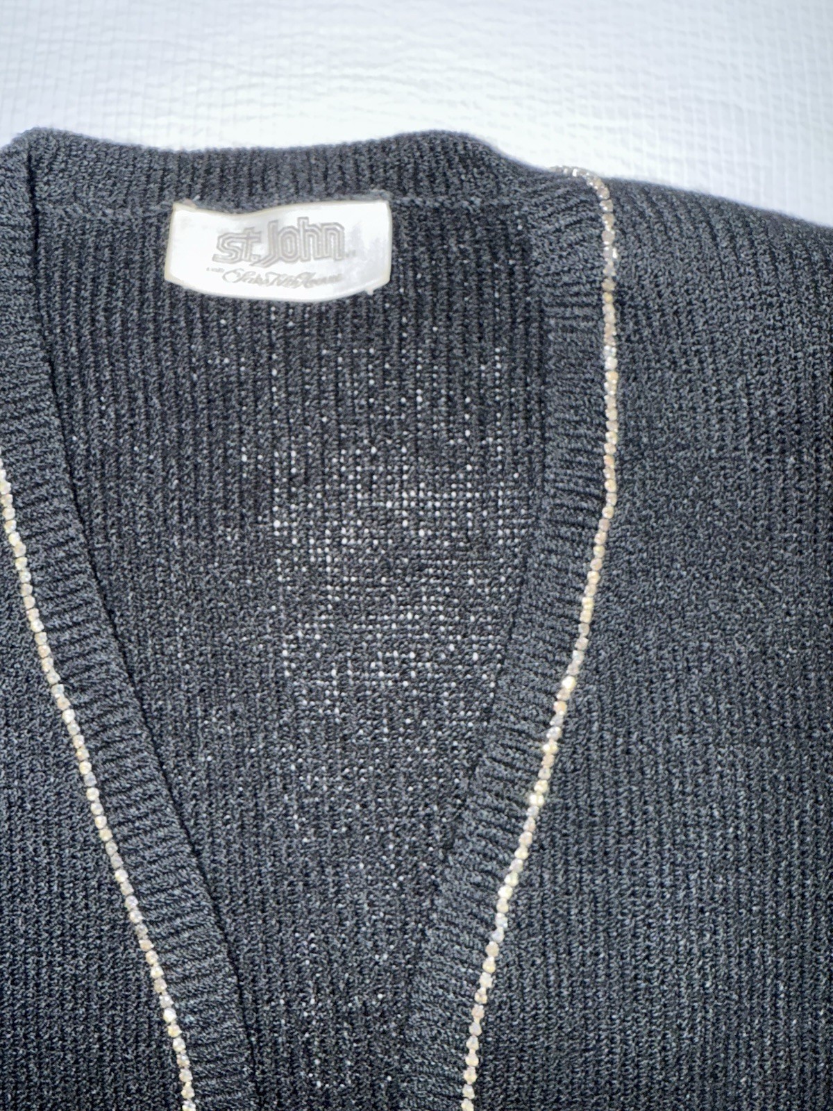 Vintage St. John Boutique Women’s Knit Sweater and Dress Set Size Small Black S