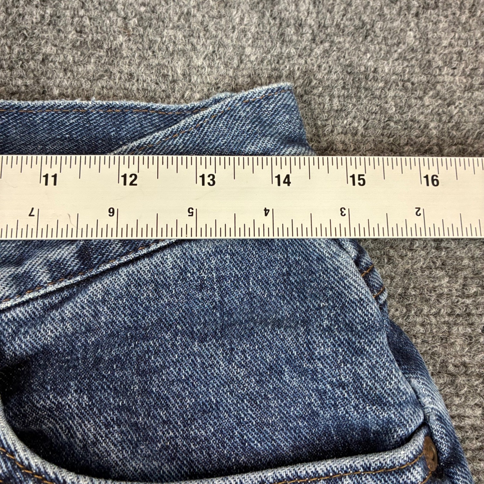 VTG Riders Lee High Waisted Straight Leg Jeans Blue Denim Made in USA 10M 28×32