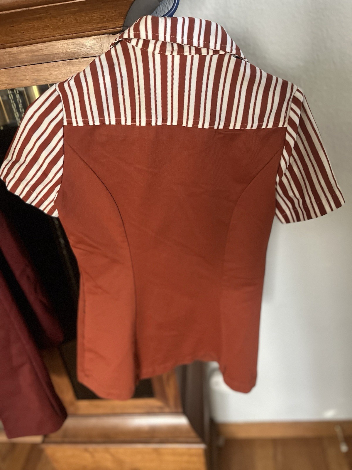 Vintage 70’s McDonald’s Uniform Dress Orange Restaurant Slacks Cap USED AS FOUND