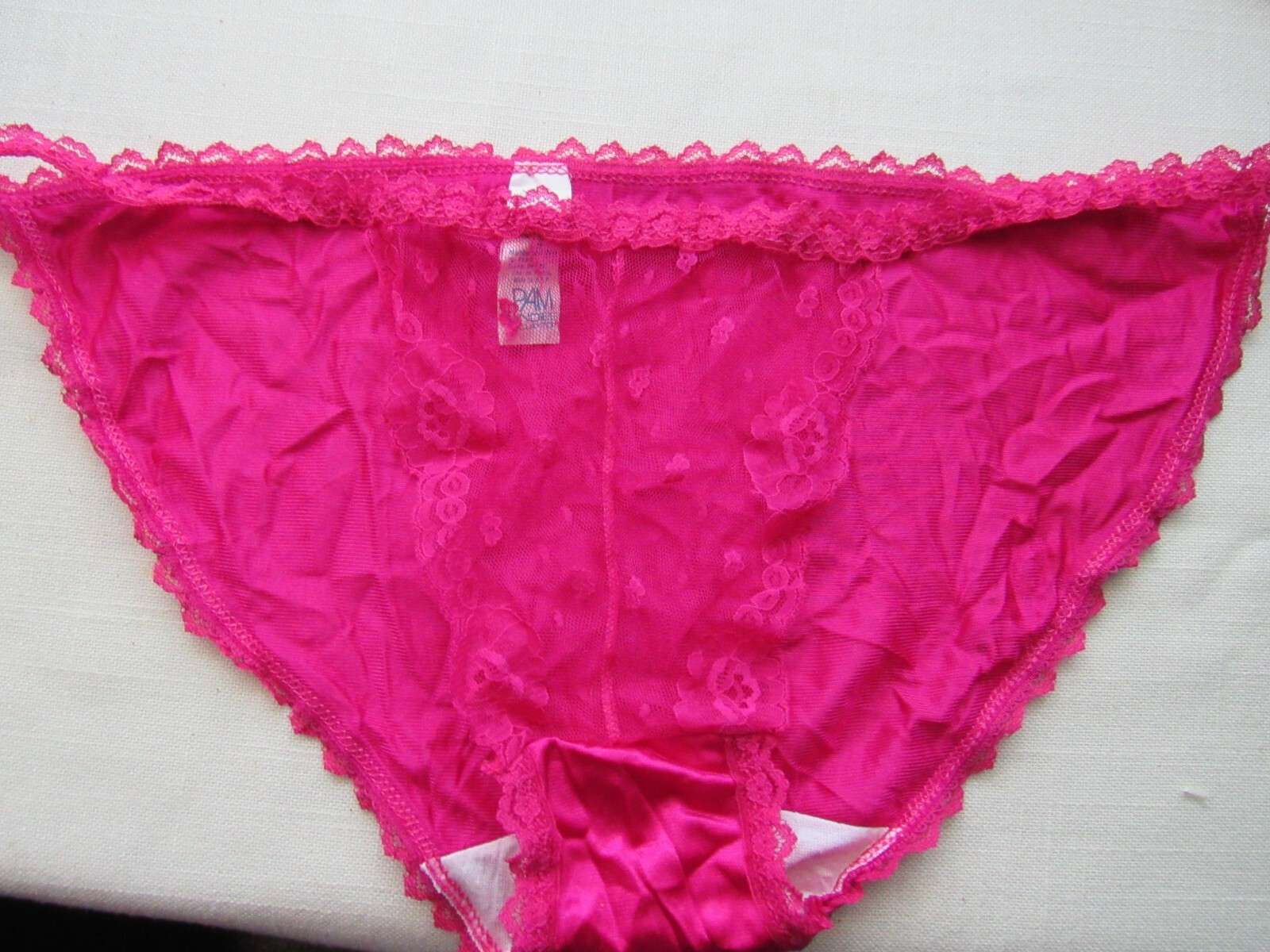 Lot of 5 Vintage Pam Undies By Claxton Pink/Fuchsia Color Size 6 Hips 38/39