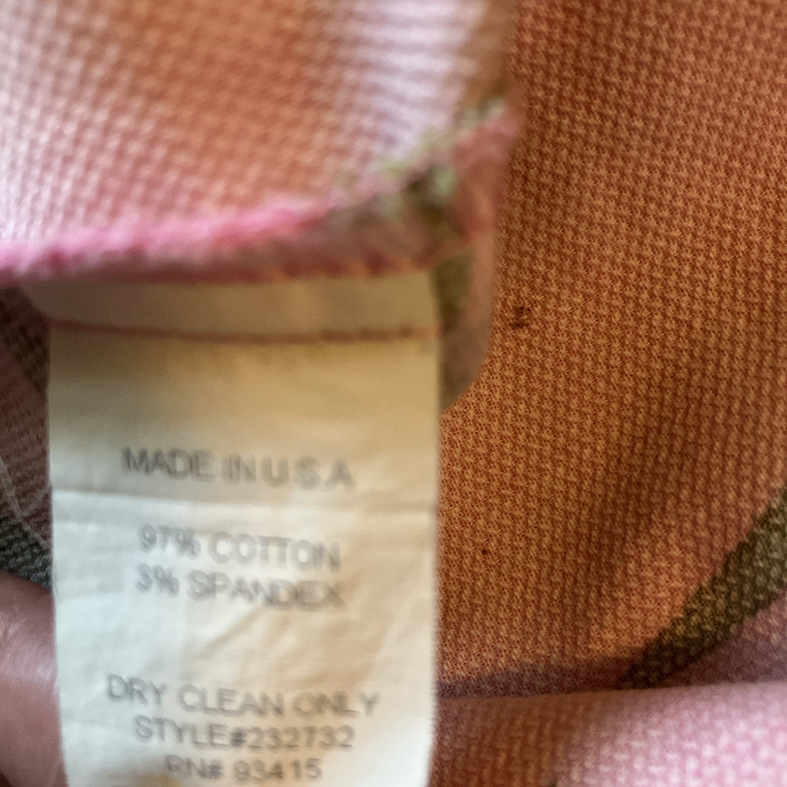 Vintage Trina Turk Pink And Green Sundress Satin Straps Zipper In Back Sz 6