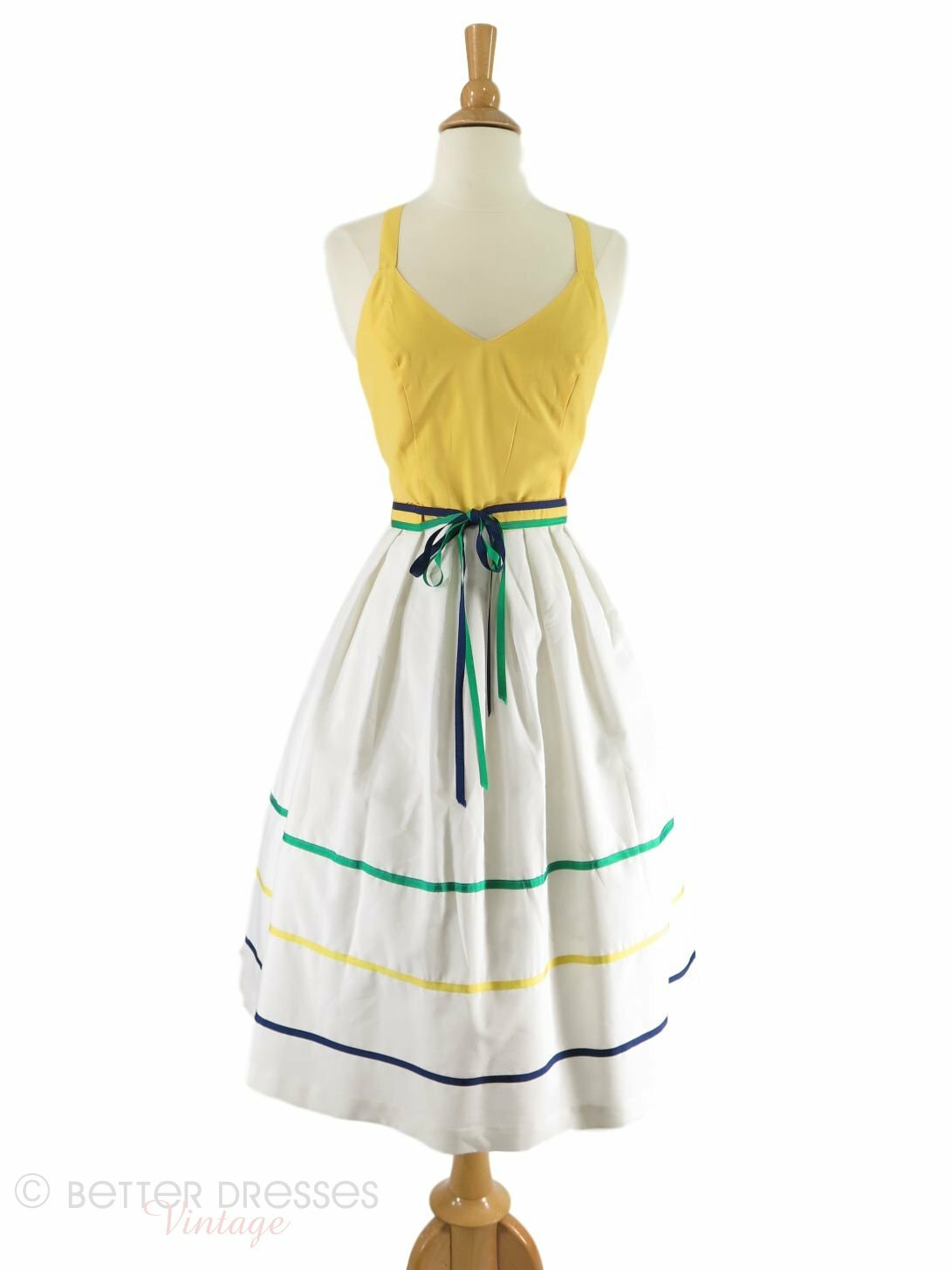 Vintage 70s Does 50s Cotton Sundress – xs, sm
