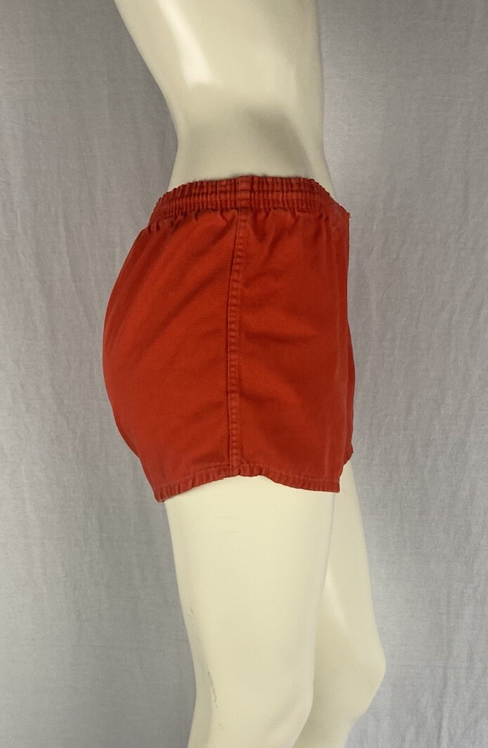 Vintage 60s Collegiate Pacific Orange Santa Monica College Shorts, Womens Medium