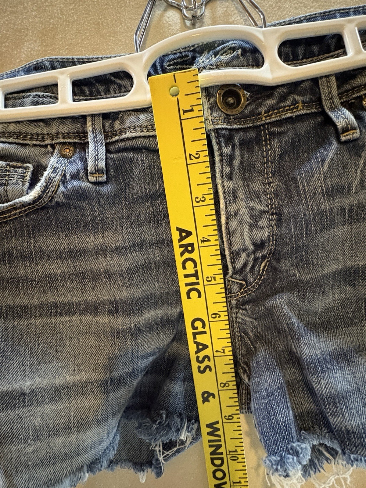 Silver Jeans Distressed Short Shorts Daisy Duke Style Size 30 waist