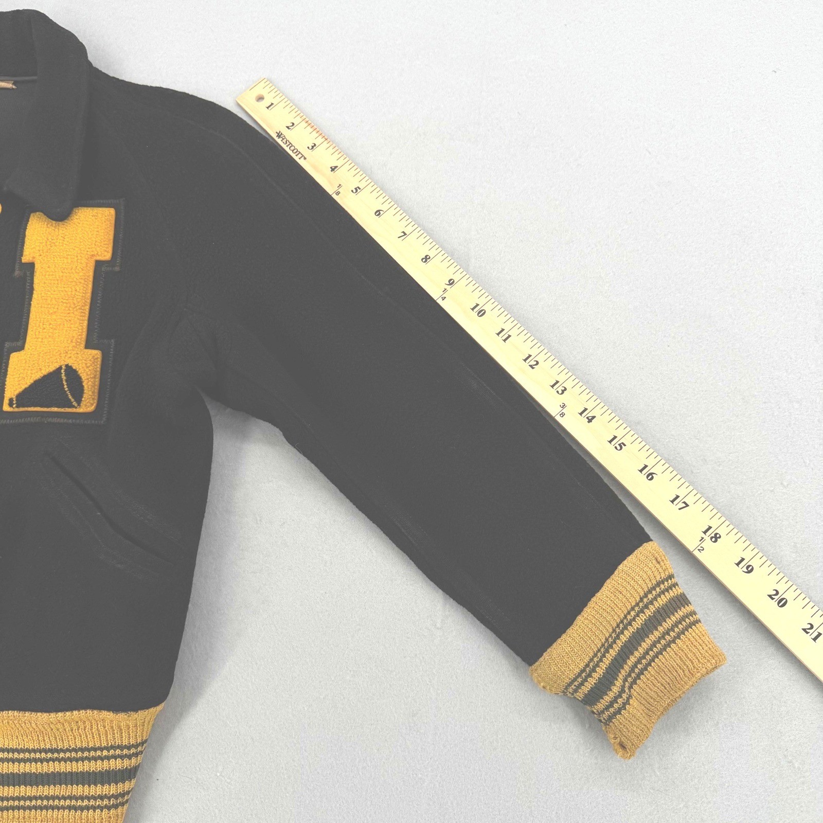 Vintage 1960’s Varsity Cheer Letterman Jacket Display Piece Itasca ISD Texas