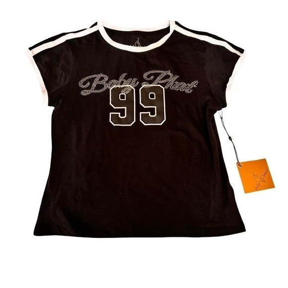 Y2K BABY PHAT BLING SPORTY MCBLING TOP LARGE NWT