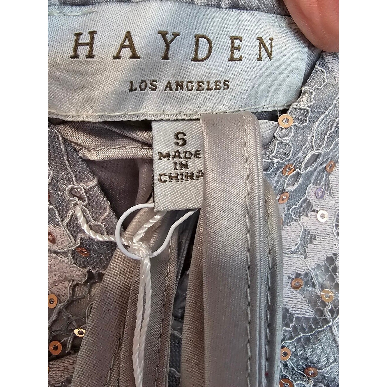 NWT Hayden Lace Sequin Corset Cami Top Lavender Pink Y2K SZ Small