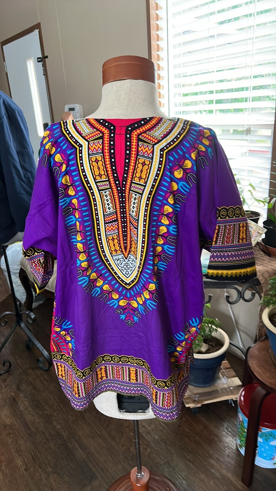 Mama & Papa UNISEX TOP SIZE Large African Print F729